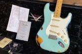 Fender Wildwood 10 57 Heavy Relic Stratocaster Daphne Blue over 2 Tone Sunburst-10.jpg